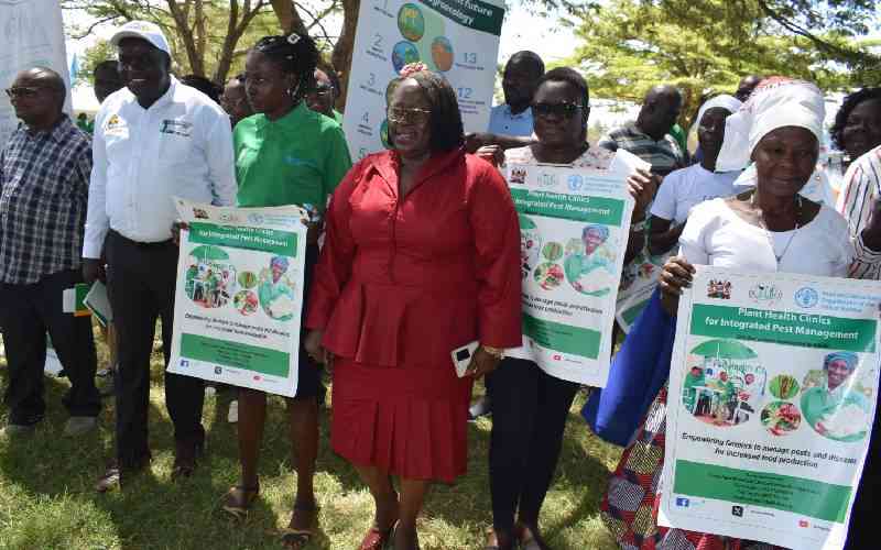 Over 40,000 farmers set to benefit from integrated pest management