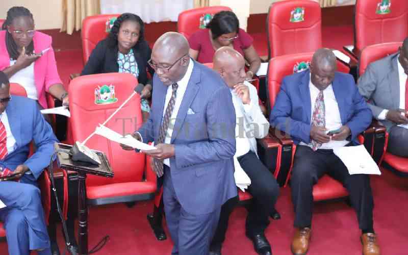 Kakamega MCAs vote to impeach four Public Service Board members