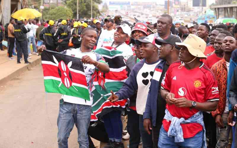Kenyans brave cold to back Harambee Stars at CHAN opener