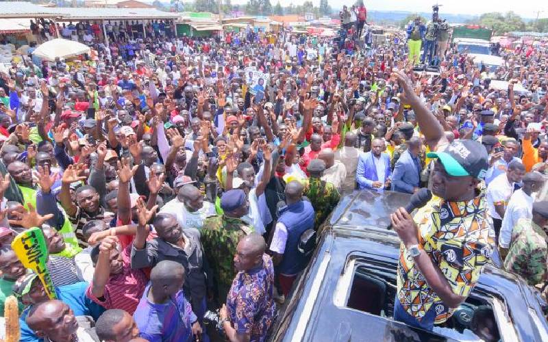 I won't succumb to threats ahead of election, Ruto tells government
