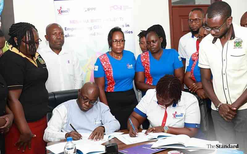 Kakamega County signs agreement to tackle GBV, Teen Pregnancy