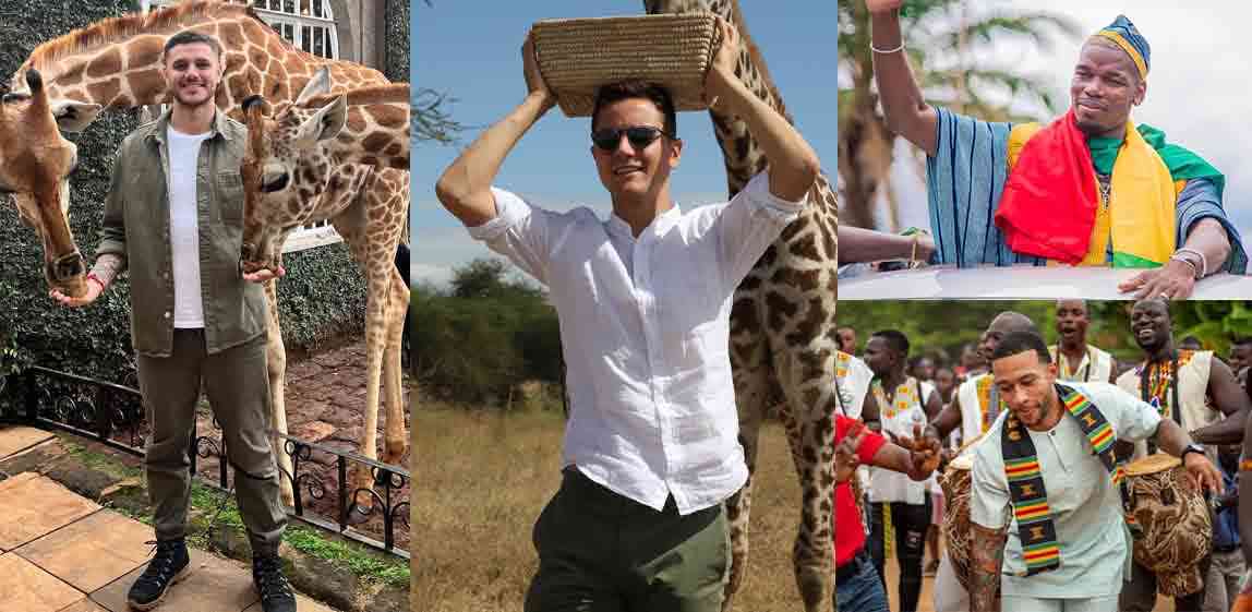 World's best footballers spend holidays in Africa