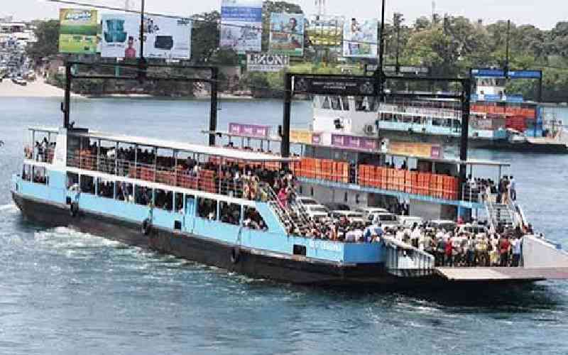 VIDEO: Panic at Likoni Ferry as strong currents disrupt docking