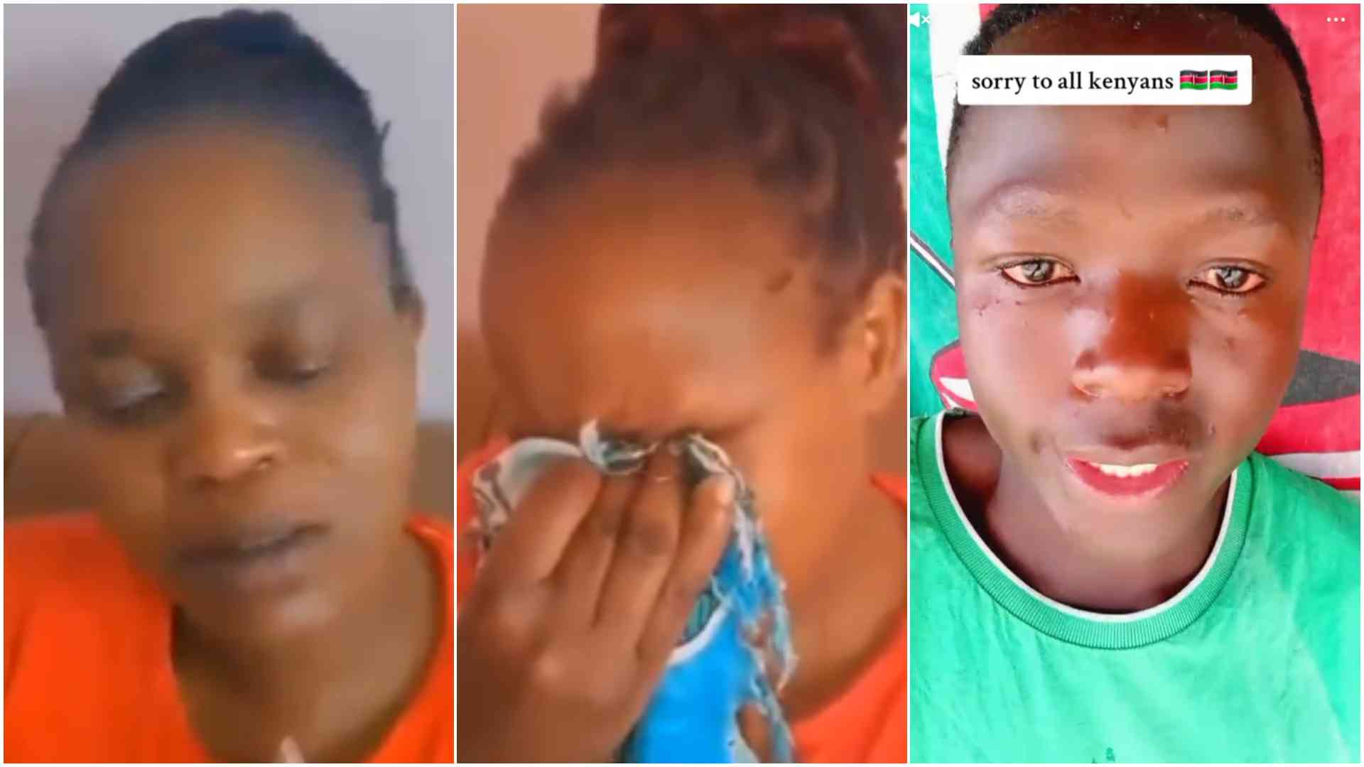 TikTokers in tears as they apologise to Raila Odinga Junior over hurtful challenge