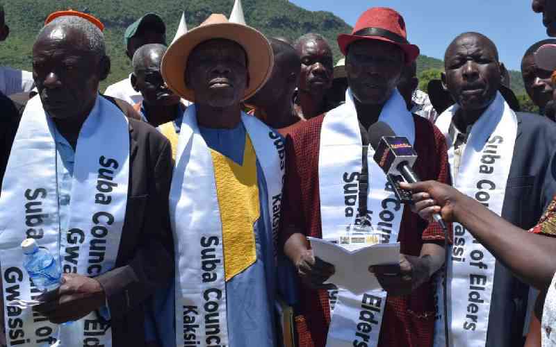 Don't interfere with constituency politics, elders tell Raila