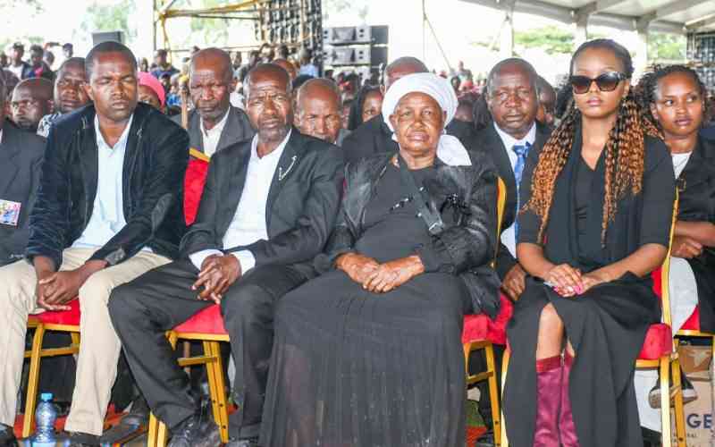 "You have left a big void in me": Wife says MP Ng'eno was a loving father