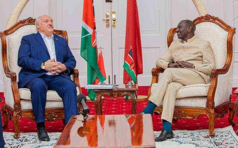 President Ruto holds talks with Belarus President Aleksandr Lukashenko