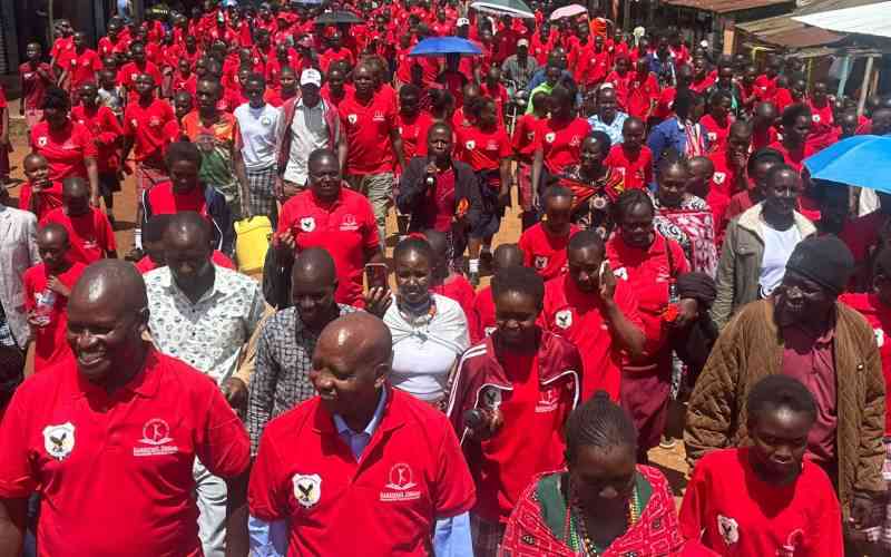 Charity walk spotlights lack of classrooms, healthcare for girls in Narok