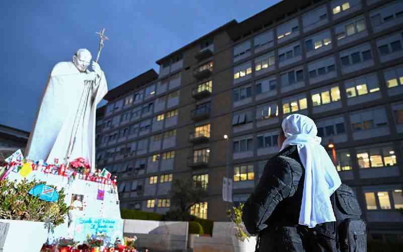 Calm night for pope, Vatican s...