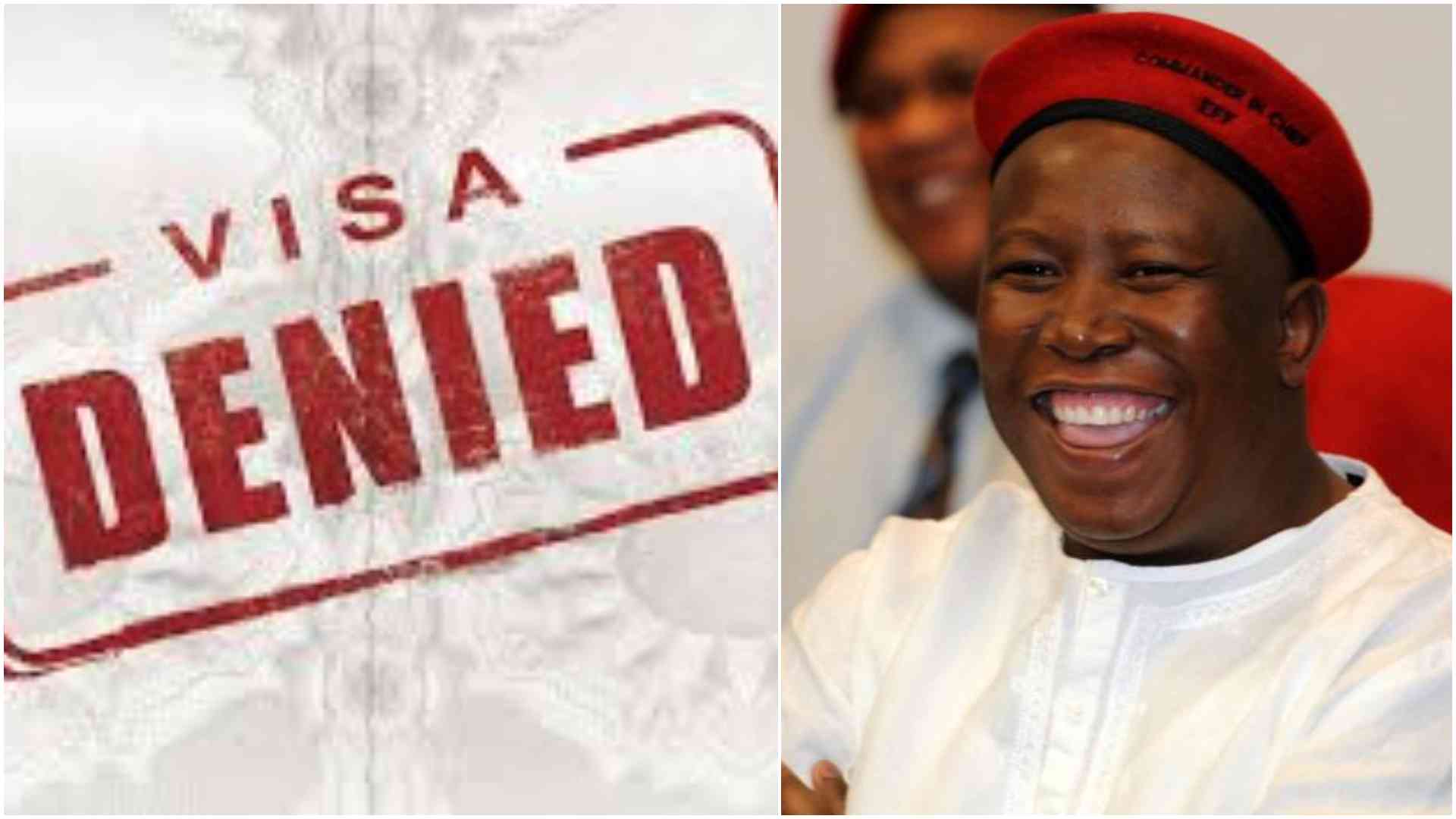 Julius Malema banned from entering UK over Hamas support, extremist remarks