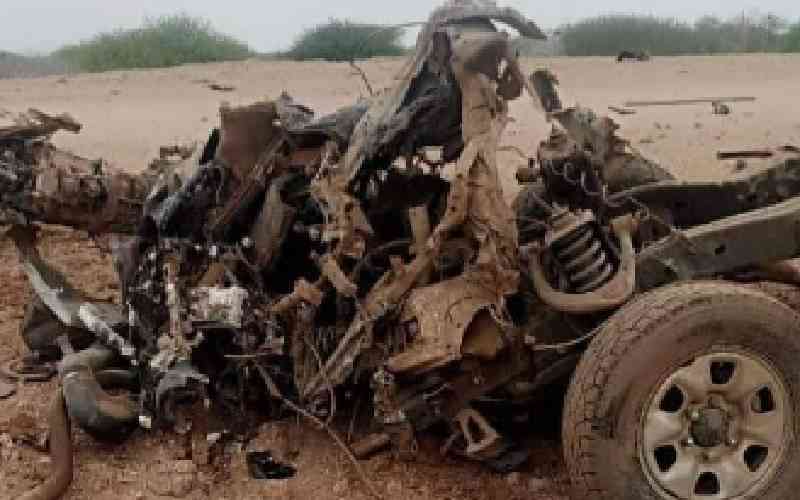 Three killed after their vehicle runs over IED in Garissa
