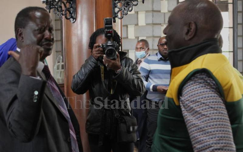 Ruto and Raila disagree over IEBC method to identify voters