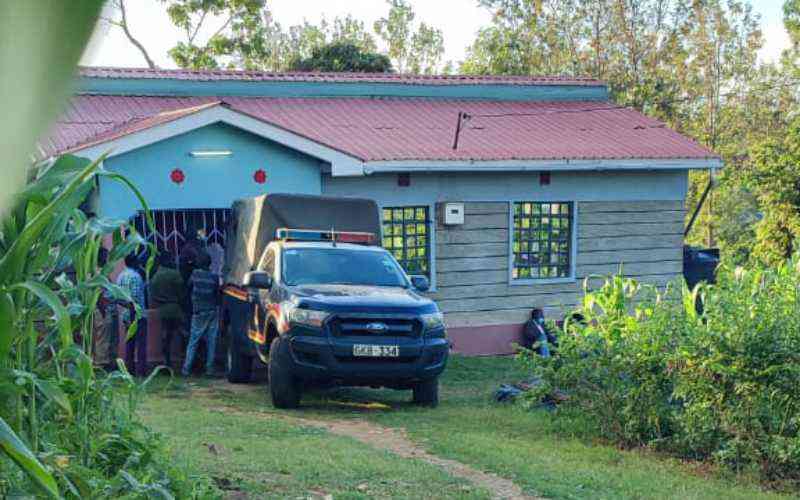 Bodies of three women found at a home in Matathia village, Thika East