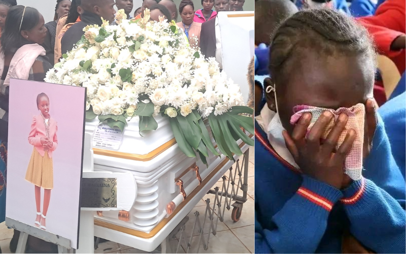 Bridget Njoki: School band where 12-year-old girl played moved to tears as she is laid to rest