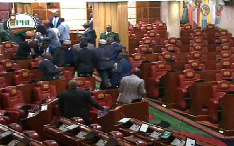 MPs walkout of Chambers in demand for release of NG-CDF funds