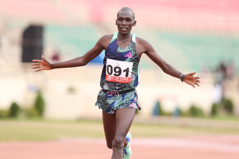 Kimeli secures ticket to Budapest after beating strong field at Nyayo