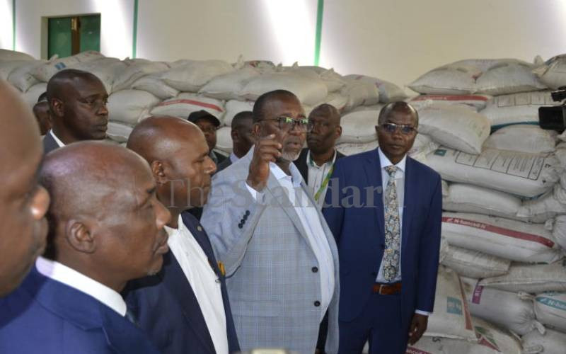 Farmers produced 61 million bags of maize