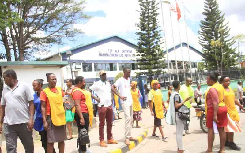 Athi River textile firm accused of locking out labour officials amid workers' outcry