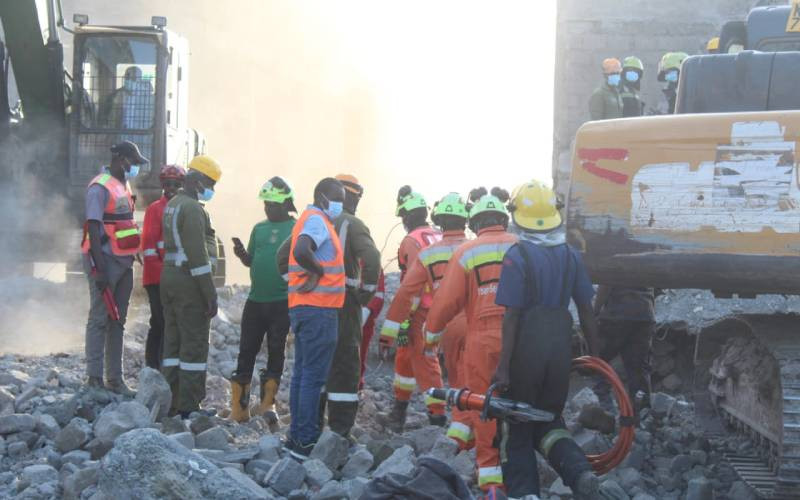 Four killed in Shauri Moyo collapsed building