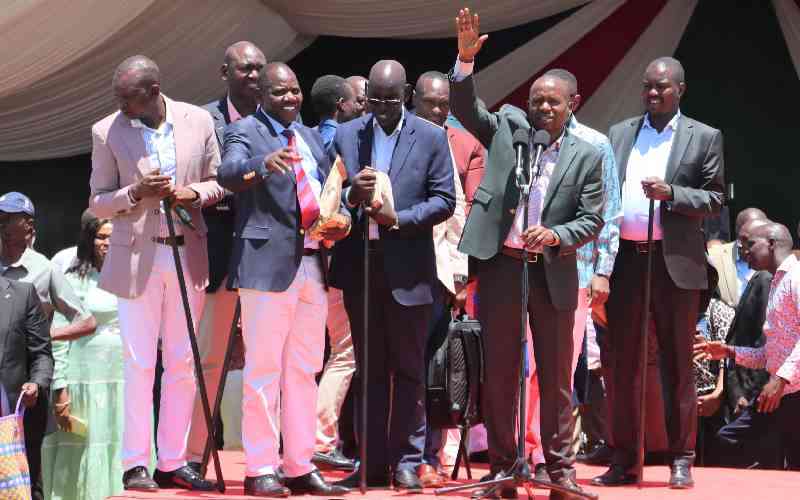 Spare no one in war against goons, Kindiki tells Murkomen