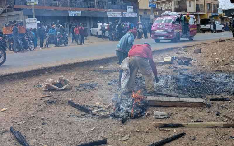 Chaos erupt in Kikuyu after teenager allegedly stabs man to death 