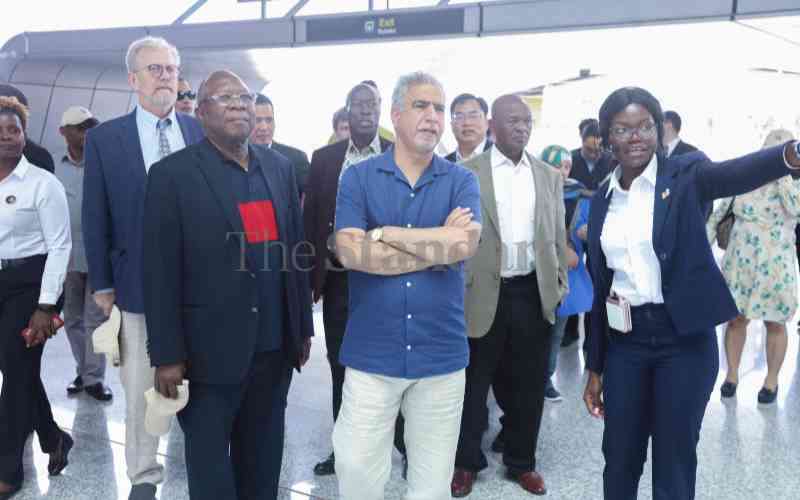 Nairobi based envoys tour SGR, ride to Mombasa