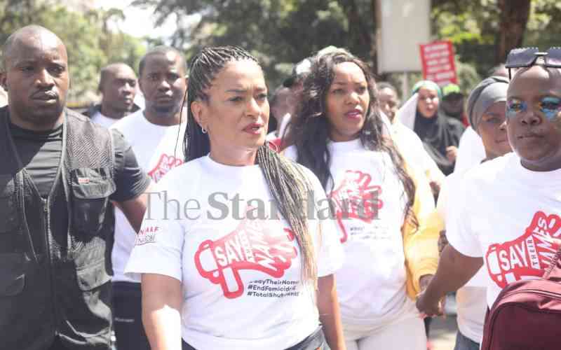 Activists lead protest in city over femicide cases