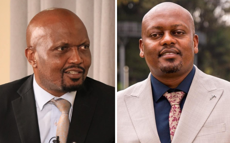 Drama as Moses Kuria, sibling Aloise Kinyanjui trade barbs during Juja service