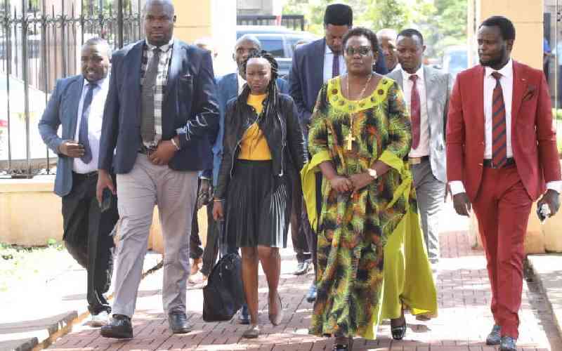Don't be fooled by Kawira's meekness, MCAs tell Senate