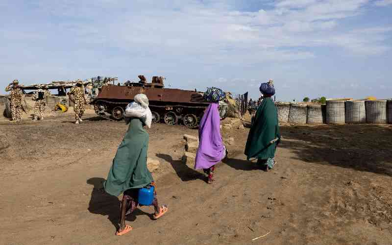 Nigerian garrison town offers haven for people fleeing jihadists