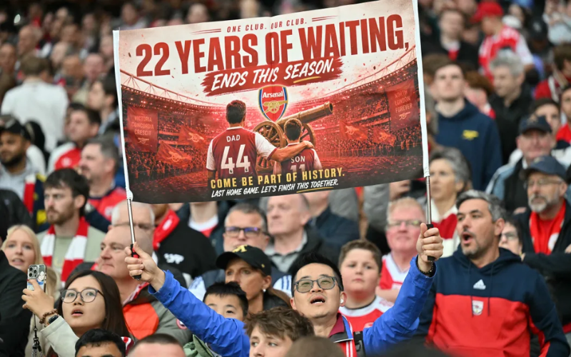 Arsenal end 22-year wait to win 2026 Premier League title