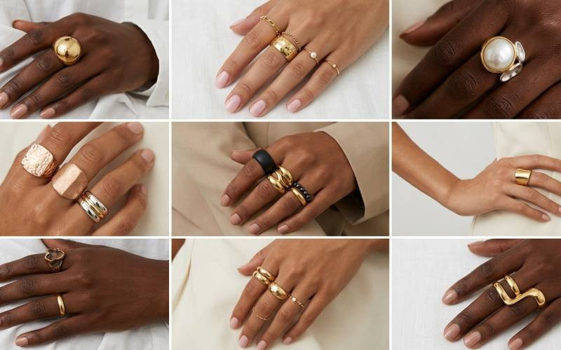 How to style chunky rings for a modern, effortless look