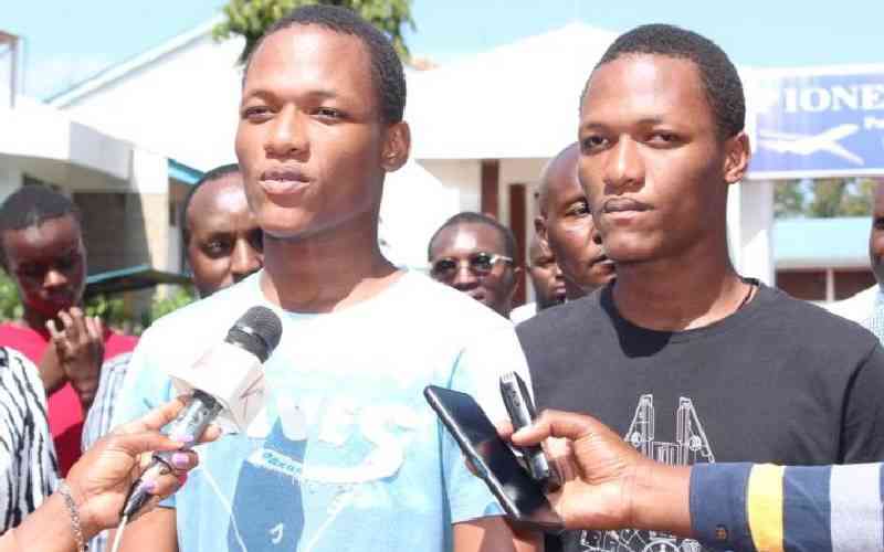 Twins triumph in KCSE exam