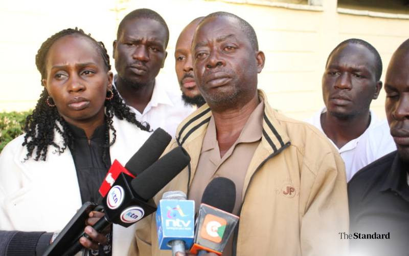 Terrible Father's Day for Ojwang's father, son