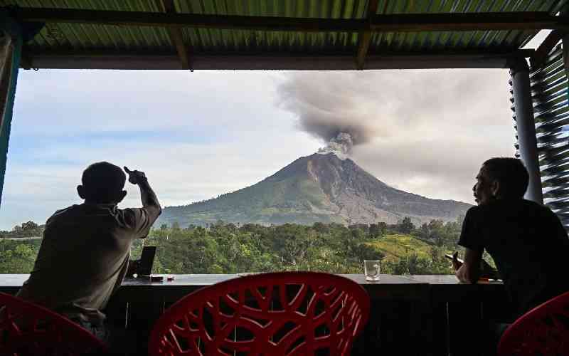 Indonesia's main airport suspends operations after volcanic eruption