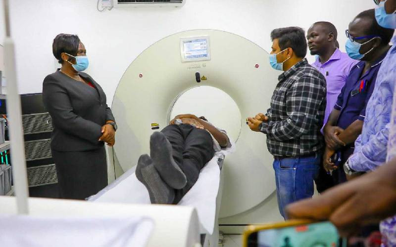 Sigh of relief as Homa Bay opens Sh45m CT scan machine