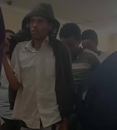 Two foreigners refuse to leave court, claim they are too hungry to walk