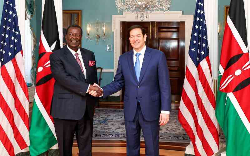 Mudavadi, Rubio hold talks on trade and security
