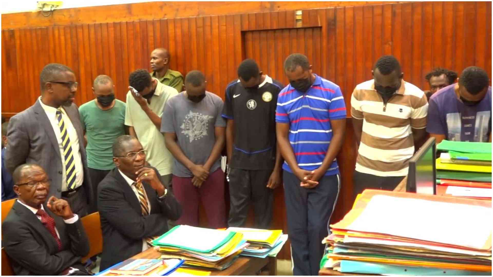 Seven KDF soldiers detained for ten days over Sh192 million meth bust