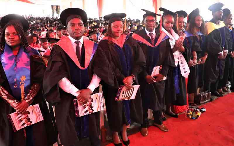 Leaders urge graduates to drive Kenya's digital, economic transformation