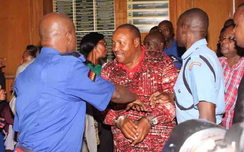 Waititu's bail terms reduced to Sh20 million from Sh53.5 million