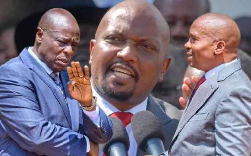 Kindiki can be dropped from Ruto's line-up, Kuria says Gachagua insensitive