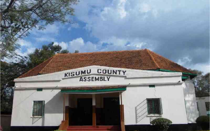 Property stolen from the Kisumu County Assembly