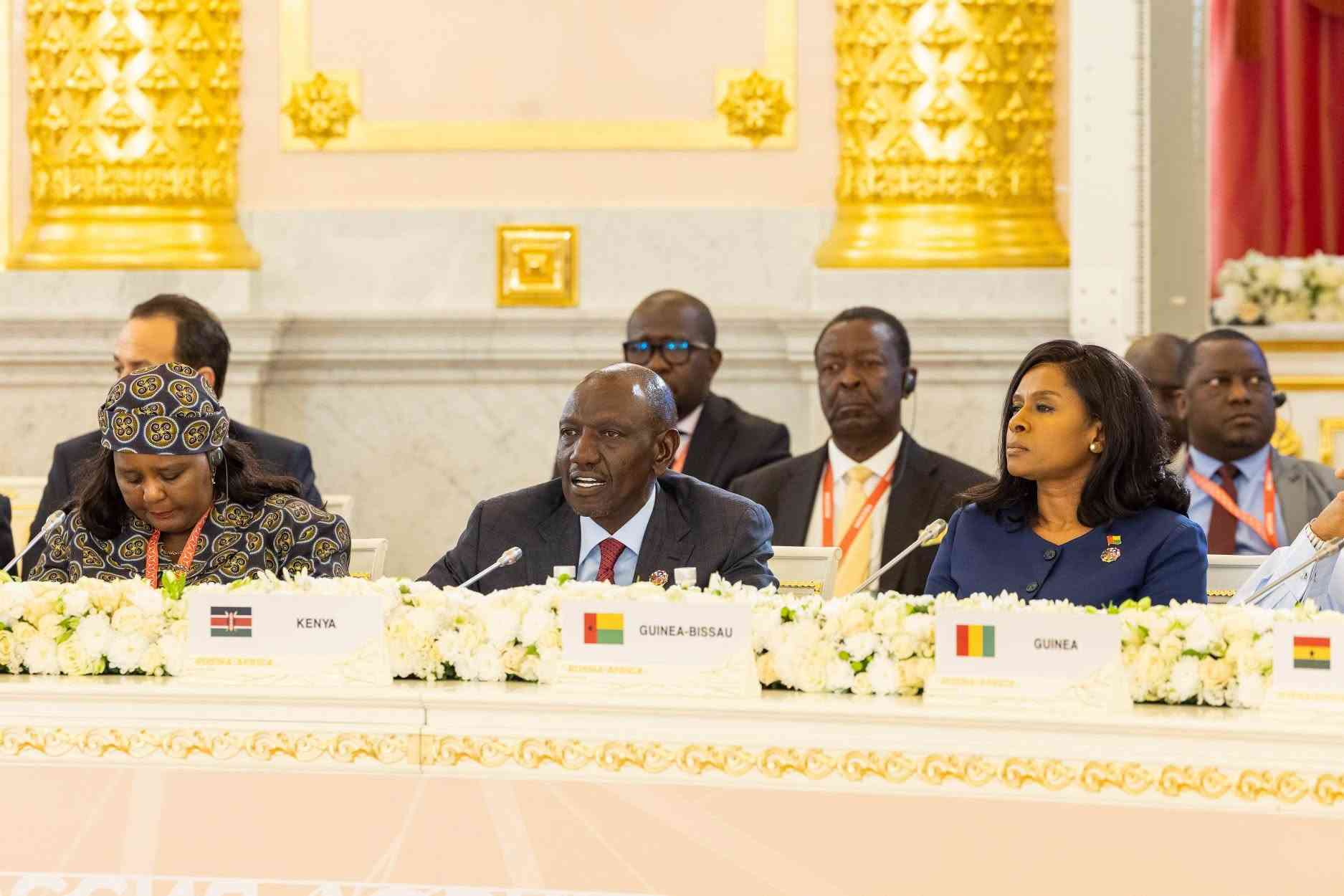 Ruto to Russia: Invest in African factories, not just raw material exports