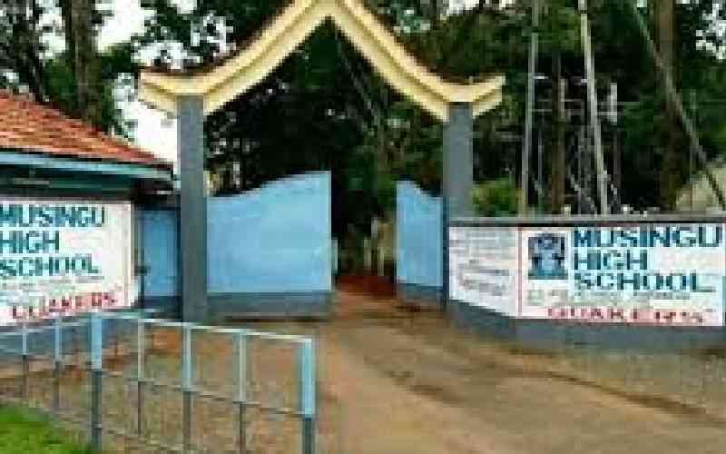 Musingu High School closed indefinitely