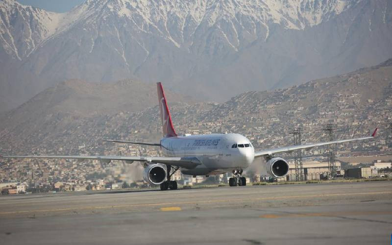 Resumed Turkish Airlines flight arrives in Afghanistan