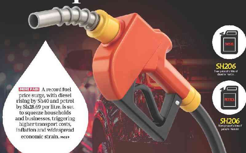 Fuel shocker: Petrol increases by Sh28 per litre in latest price surge