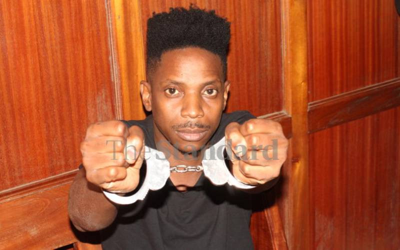 Eric Omondi charged over protest, released on cash bail