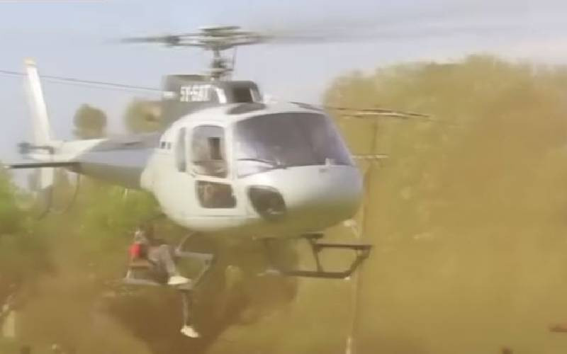Meru chap hits the ground running after a rare 10-minute chopper fame
