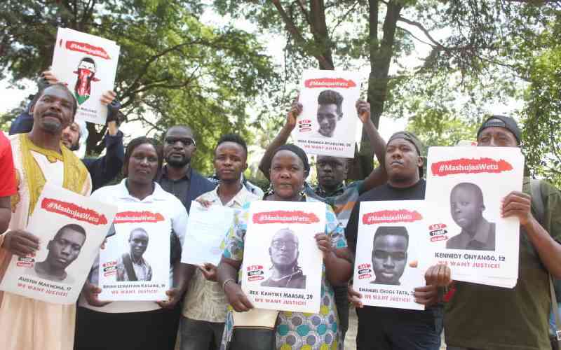 From the flag-waving to medics on duty: The martyrs of historic demos